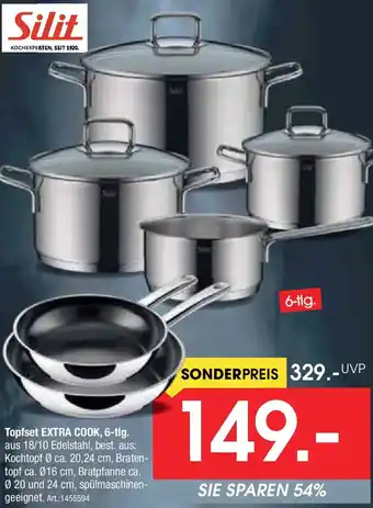 Zurbrüggen Silit Topfset EXTRA COOK, 6-tlg. Angebot