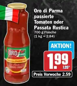 HIT Oro di Parma passierte Tomaten oder Passata Rustica Angebot