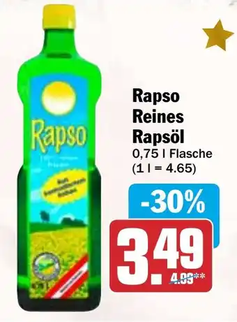 HIT Rapso Reines Rapsöl Angebot