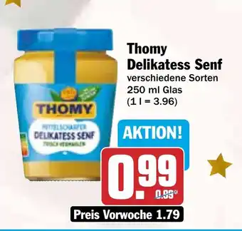 HIT Thomy Delikatess Senf Angebot