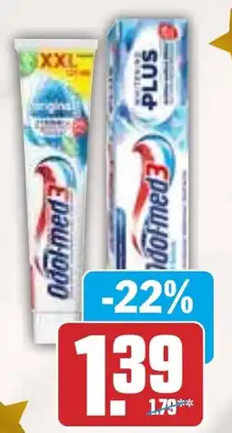 HIT Odol med 3 Zahncreme oder med 3 Zahncreme Plus Angebot