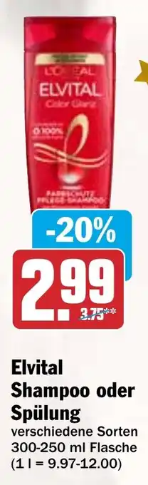 HIT Elvital Shampoo oder Spülung Angebot