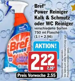 HIT Bref Power Reiniger Kalk & Schmutz oder WC Reiniger Angebot