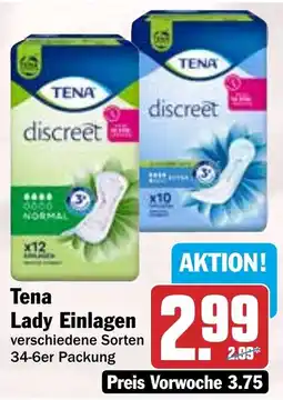 HIT Tena Lady Einlagen Angebot