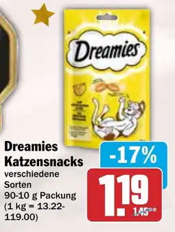 HIT Dreamies Katzensnacks Angebot