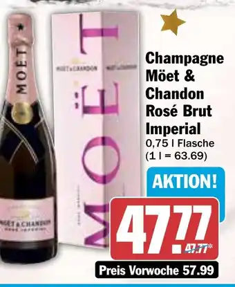 HIT Champagne Möet & Chandon Rosé Brut Imperial Angebot