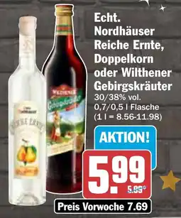 HIT Echt. Nordhäuser Reiche Ernte, Doppelkorn oder Wilthener Gebirgskräuter Angebot