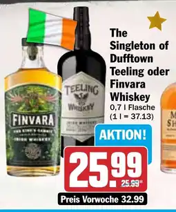 HIT The Singleton of Dufftown Teeling oder Finvara Whiskey Angebot