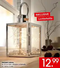 Zurbrüggen Edelstahl Laterne Angebot