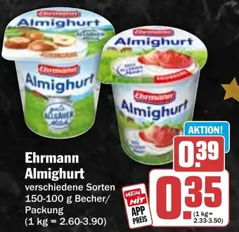 HIT Ehrmann Almighurt Angebot