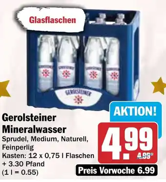 HIT Gerolsteiner Mineralwasser Angebot