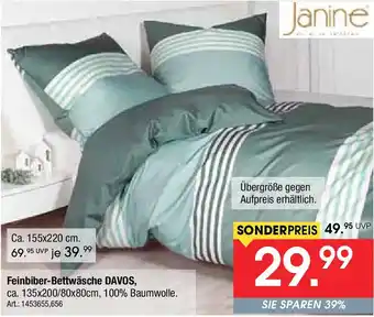 Zurbrüggen Janine Feinbiber-Bettwäsche DAVOS Angebot