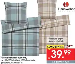 Zurbrüggen Linneweber Flanell Bettwäsche FUNCHAL Angebot
