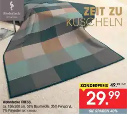 Zurbrüggen Biederlack Wohndecke CHESS Angebot