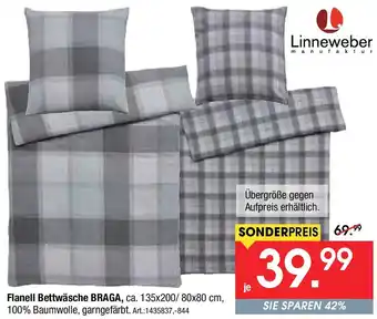 Zurbrüggen Linneweber Flanell Bettwäsche BRAGA Angebot
