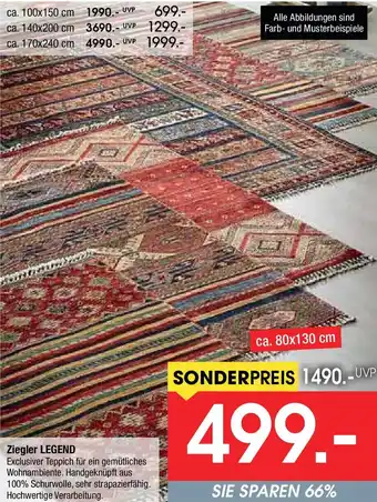 Zurbrüggen Ziegler LEGEND Angebot