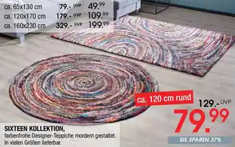 Zurbrüggen SIXTEEN KOLLEKTION Designer-Teppiche Angebot