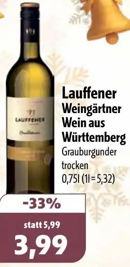 Aktiv Irma Lauffener Weingärtner Wein aus Württemberg Angebot