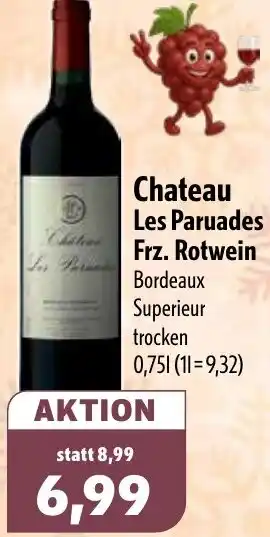 Aktiv Irma Chateau Les Paruades Frz. Rotwein Angebot