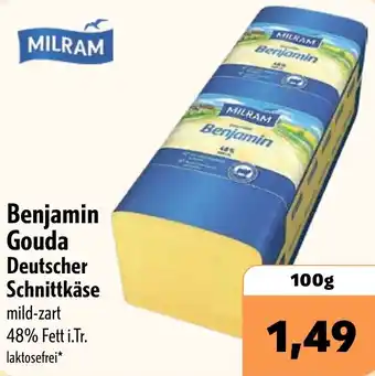 Aktiv Irma MILRAM Benjamin Gouda Deutscher Schnittkäse Angebot