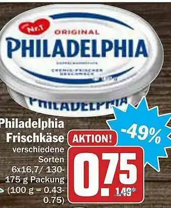 AEZ Philadelphia Frischkäse Angebot