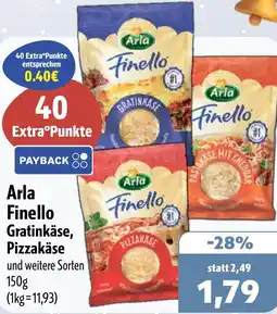 Aktiv Irma Arla Finello Gratinkäse, Pizzakäse Angebot
