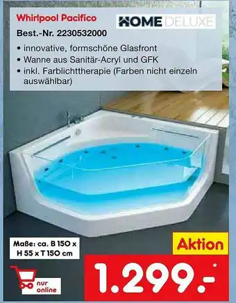 Netto Marken-Discount Whirlpool Pacifico Home Deluxe Angebot