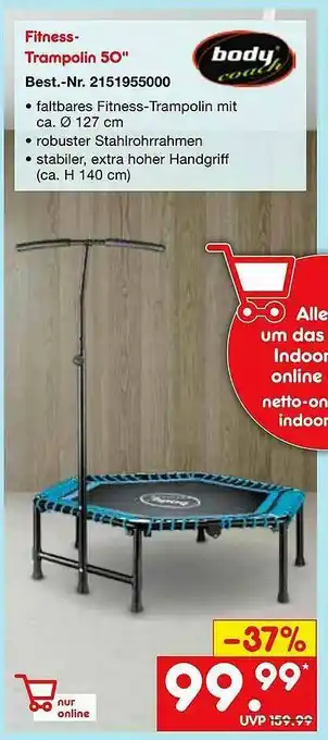 Netto Marken-Discount Fitness-trampolin 50 Angebot