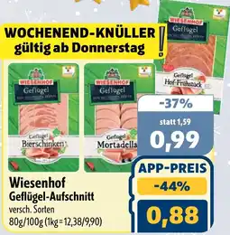 Aktiv Irma Wiesenhof Geflügel-Aufschnitt Angebot