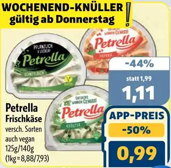 Aktiv Irma Petrella Frischkäse Angebot
