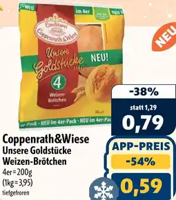 Aktiv Irma Coppenrath&Wiese Unsere Goldstücke Weizen Brötchen Angebot
