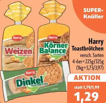 Aktiv Irma Harry Toastbrötchen Angebot