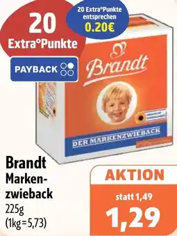 Aktiv Irma Brandt Markenzwieback Angebot