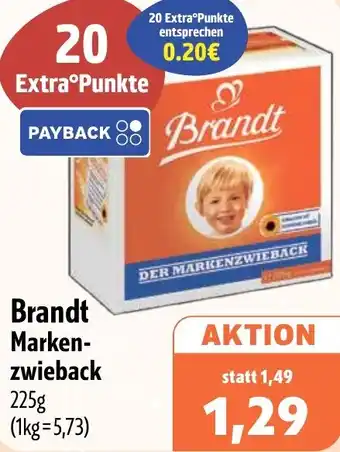Aktiv Irma Brandt Markenzwieback Angebot