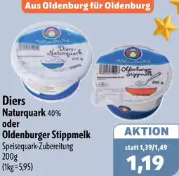 Aktiv Irma Diers Naturquark oder Oldenburger Stippmelk Angebot