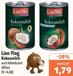Aktiv Irma Lien Ying Kokosmilch Angebot