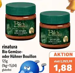 Aktiv Irma rinatura Bio Gemüse- oder Hühner Bouillon Angebot
