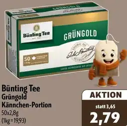 Aktiv Irma Bünting Tee Grüngold Kännchen-Portion Angebot