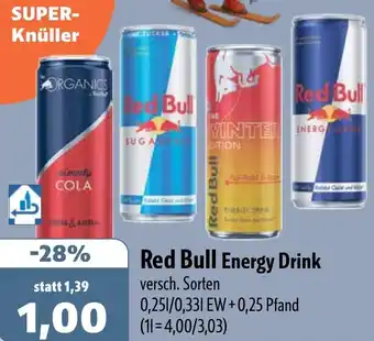 Aktiv Irma Red Bull Energy Drink Angebot
