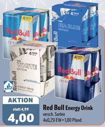 Aktiv Irma Red Bull Energy Drink Angebot