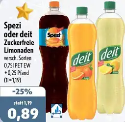 Aktiv Irma Spezi oder deit Spezi Zuckerfreie Angebot