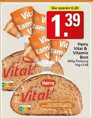 WEZ Harry Vital & Vitamin Brot Angebot