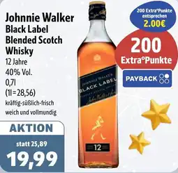 Aktiv Irma Johnnie Walker Black Label Blended Scotch Whisky Angebot