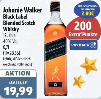 Aktiv Irma Johnnie Walker Black Label Blended Scotch Whisky Angebot