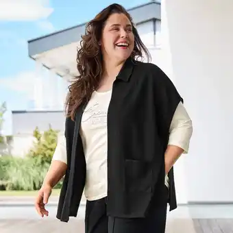 NKD Damen-Cardigan mit Hemdkragen, große Größen Angebot