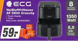 K+B Expert ECG Heißluftfritteuse AF 5500 Crunchy Angebot