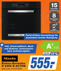 K+B Expert Miele Einbau-Backofen H 2465 B ACTIVE Angebot