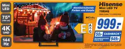K+B Expert Hisense Mini LED TV 75E8Q Angebot