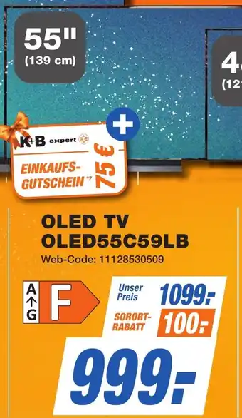 K+B Expert LG OLED TV OLED55C59LB Angebot