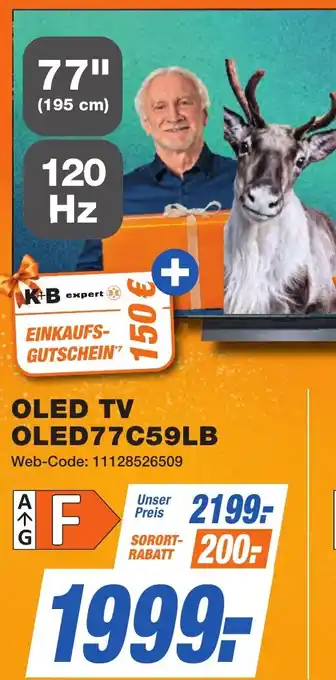 K+B Expert LG OLED TV OLED77C59LB Angebot